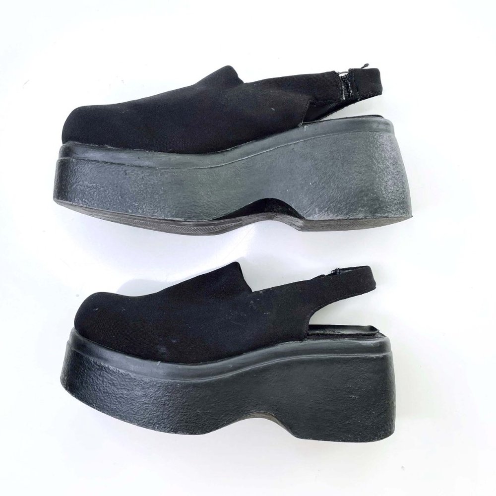 ⚡️SOLD⚡️ vintage le chateau 90s slingback flatform shoes - size 7 - Picture 5 of 7